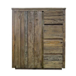 Bridge 1 Tür 4 Schubladenschrank Teak 100