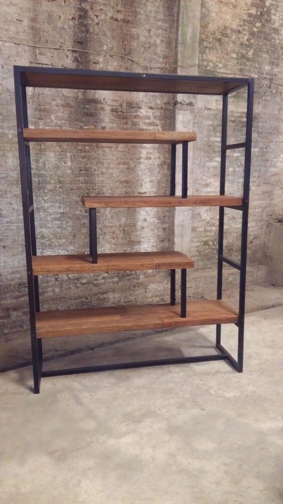 Bücherschrank Massiv Teak 1 Bücherschrank Massiv Teak