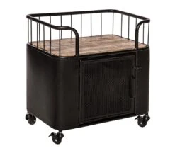 Wire Wagen Tisch Mit Tür