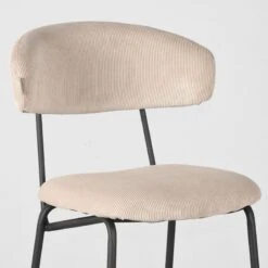 Barhocker Zack 107 - Ribcord Naturel -Möbelhaus Barkruk Zack Naturel Ribcord 5