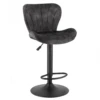Barhocker Nate Velvet Dark Grey
