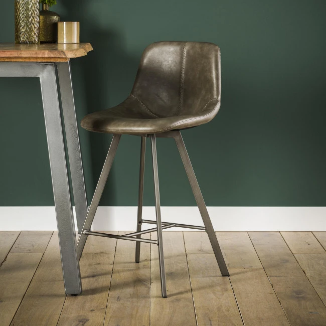 Barstuhl ZigZag, Zwart 1 Barstuhl ZigZag, Zwart