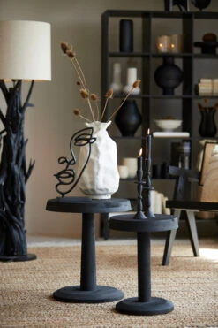 Beistelltisch Nalagu Schwarz -Möbelhaus Bijzettafel Nalagu Zwart Mokana Meubelen