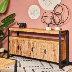 Anrichte Britt -Möbelhaus Dressoir Britt Mangohout Mokana Meubelen 1300 1000 scaled 1