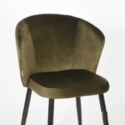 Esszimmerstuhl Wave Samt Army 7 Esszimmerstuhl Wave Samt Army -Möbelhaus Eetkamerstoel Wave Army Fluweel Industrieel Fluweel