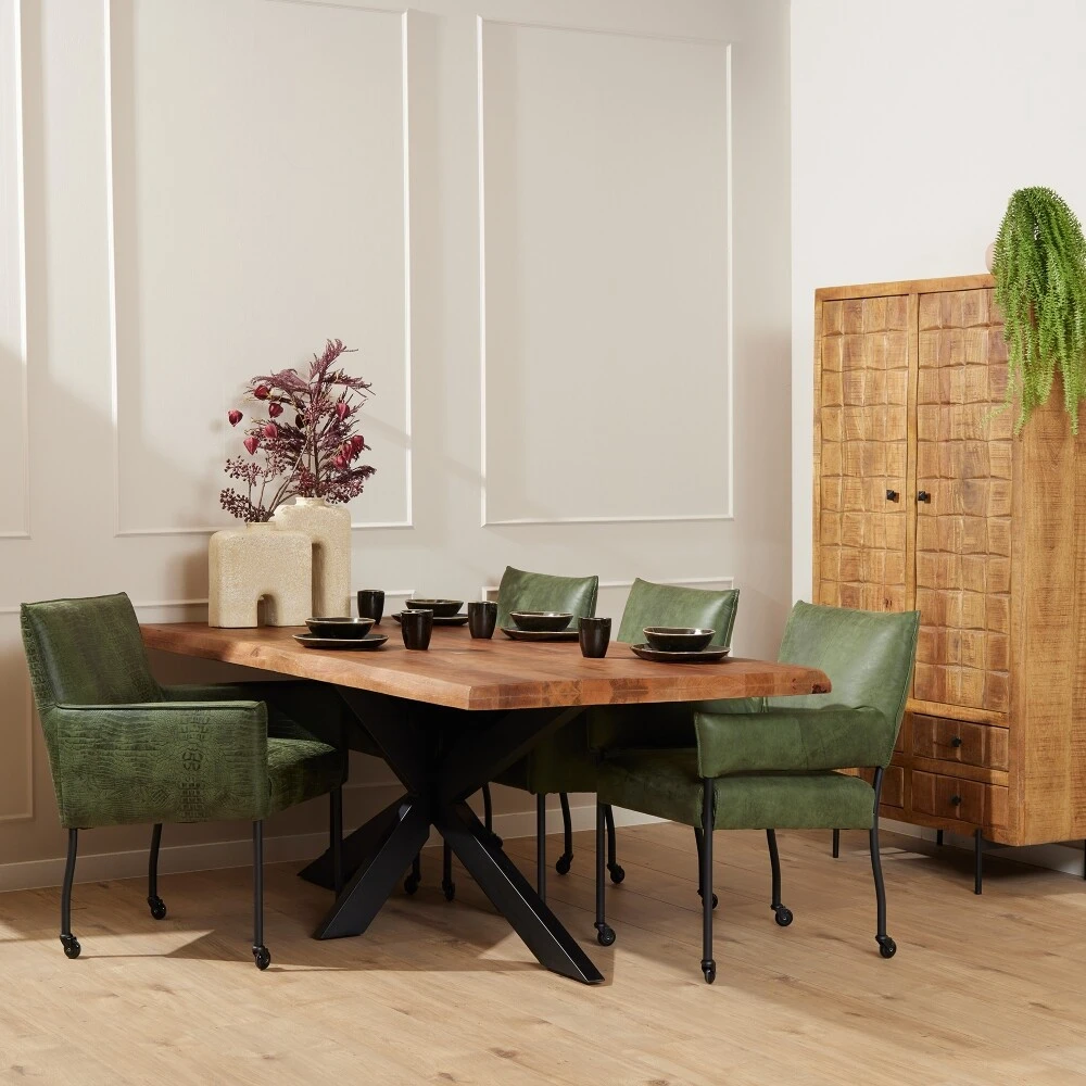 Esszimmertisch Mango Baumstamm 2 Esszimmertisch Mango Baumstamm – Bild 2