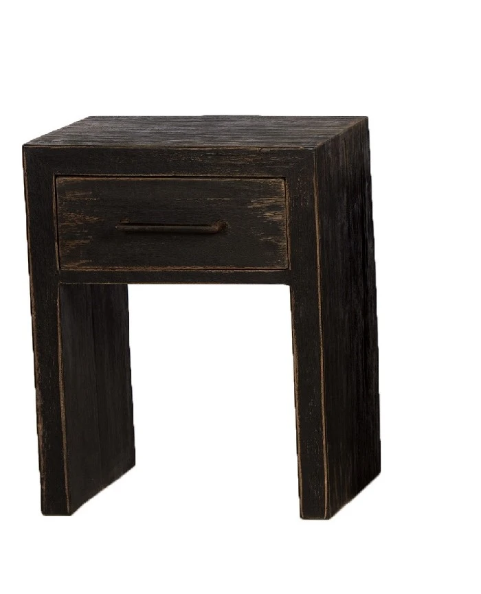 Nachttisch Balok - Schwarz 1 Nachttisch Balok - Schwarz