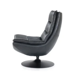 Sessel Sven Schwarz -Möbelhaus Fauteuil Sven leder zwart Mokana Meubelen 2 1300 1000 scaled 1