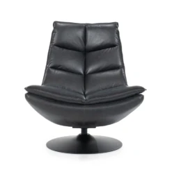 Sessel Sven Schwarz -Möbelhaus Fauteuil Sven leder zwart Mokana Meubelen 4 1300 1000 scaled 1