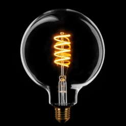 Globus Spirale 3 Stufen 125mm - Gold -Möbelhaus Globe Spiraal 3 Stappen 125mm Helder