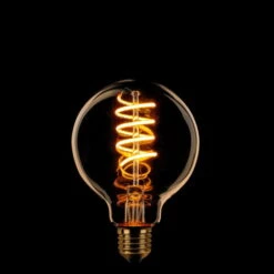 Globus Spirale 3 Stufen 80mm - Gold