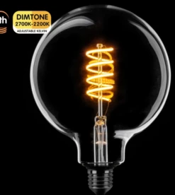 Kugel Spirale DimTone 125mm - Klar -Möbelhaus Globe Spiraal DimTone 125mm Helder 1