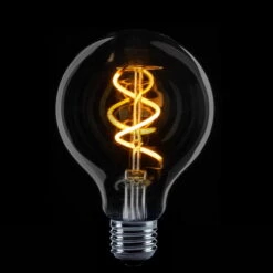 Globus Spirale Led-4w 80mm - Smoke