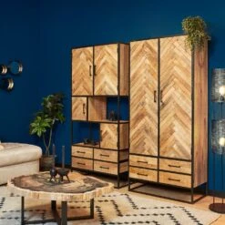 Cabinet Arlington -Möbelhaus Kabinetkast Arlington mokana meubelen visgraat mangohout 2 1300 1000 scaled 1