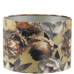Lampenschirm Rosa Victoria Cylinder - Ocker