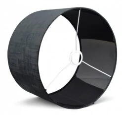 Lampenschirm Ontario Cylinder - Schwarz