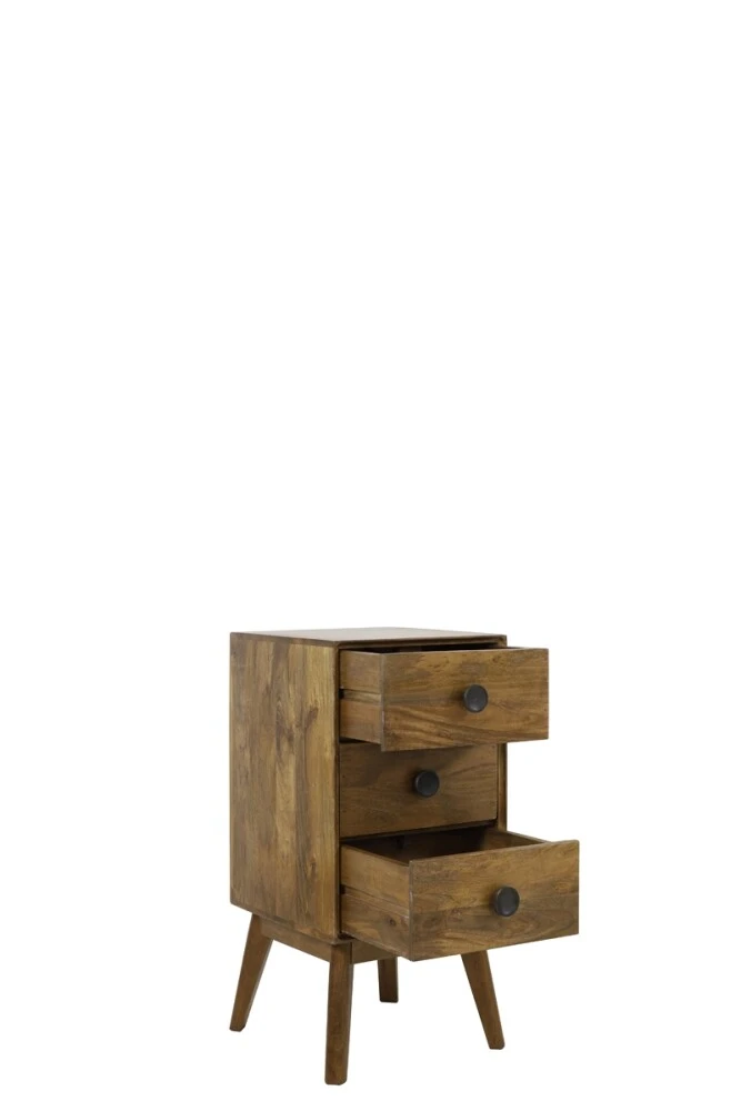 Nachttisch Espita - Braun 2 Nachttisch Espita - Braun – Bild 2