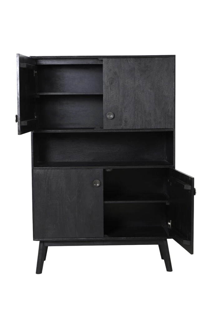 Ablageschrank Espita Schwarz 2 Ablageschrank Espita Schwarz – Bild 2