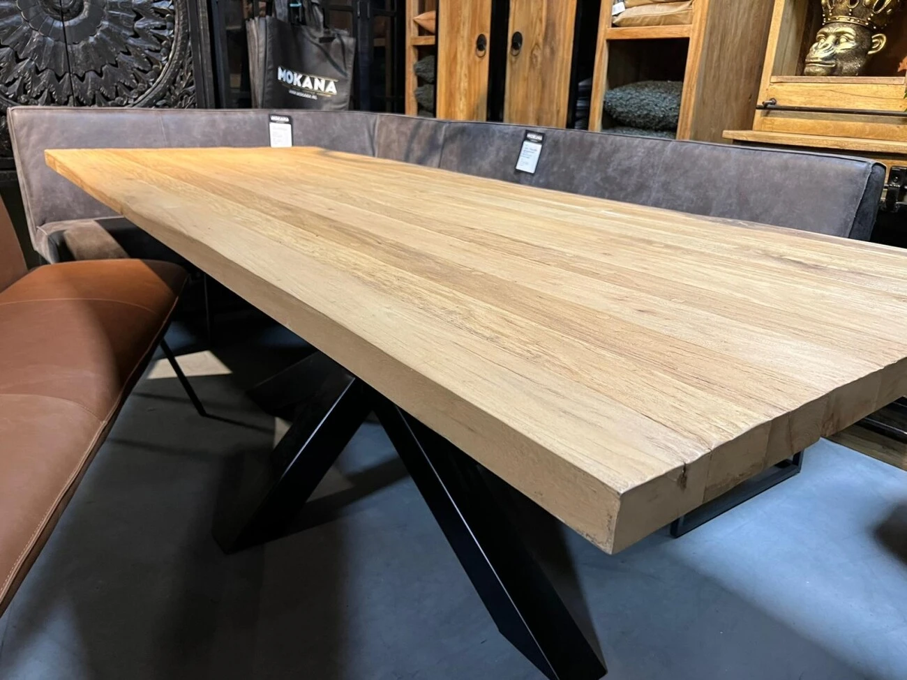 Esstisch Kulitan - X-Fuß 3 Esstisch Kulitan - X-Fuß – Bild 3