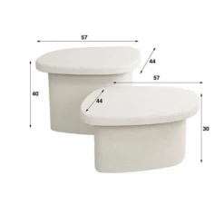 Couchtischset Stone Organic