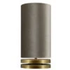 Lampe Livio Bronze - Taupe Schirm