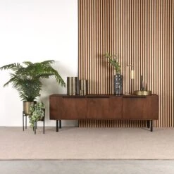 Tv-Möbel Rio -Möbelhaus Tv Meubel Rio 180x40x60 Cm Espresso Setting