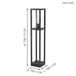 EGLO Stehleuchte Cascinetta 8 EGLO Stehleuchte Cascinetta -Möbelhaus Vleorlamp Cascinetta Eglo zwart Mokana Meubelen 4 1300 1000 scaled 1