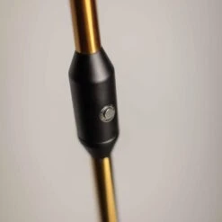 Stehleuchte Pike - Schwarz -Möbelhaus Vloerlamp Pike Messing 2