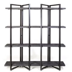 Wandschrank Eddy, Schwarz -Möbelhaus Wandkast Edyy