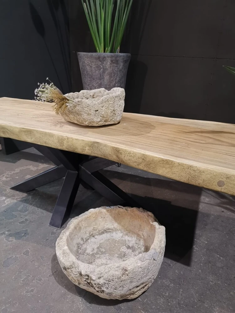 Esstisch Suar Baumstammtisch Spinnenbein 2 Esstisch Suar Baumstammtisch Spinnenbein – Bild 2