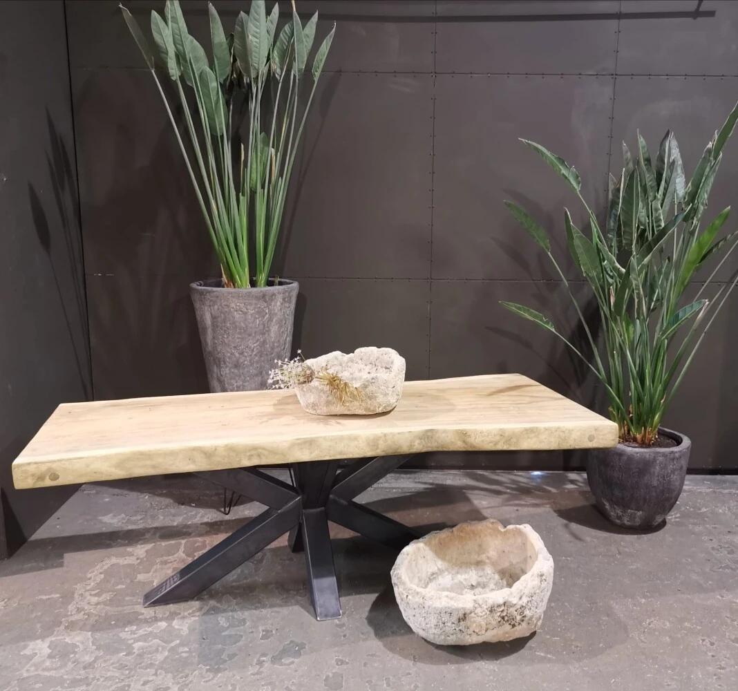 Esstisch Suar Baumstammtisch Spinnenbein 4 Esstisch Suar Baumstammtisch Spinnenbein – Bild 4