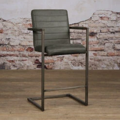 Barstuhl Rocca,, Cognac 6 Barstuhl Rocca,, Cognac -Möbelhaus tower living rocca stoere barstoel industrieel bull antracite 1