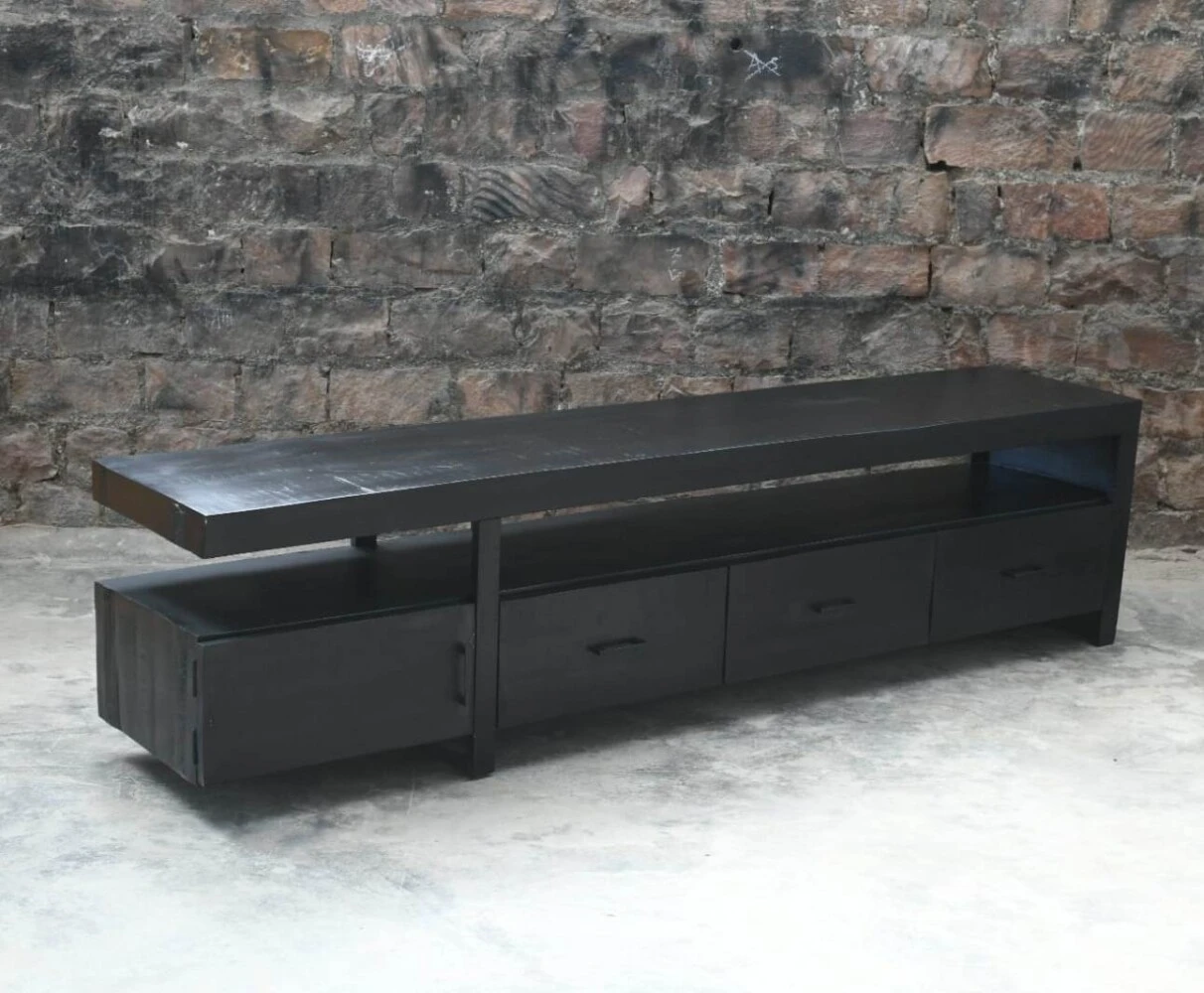 TV Schrank Sparrow Schwarz 5 TV Schrank Sparrow Schwarz – Bild 5