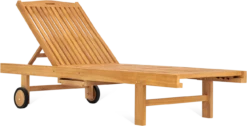 Wooden Sunlounger Teak